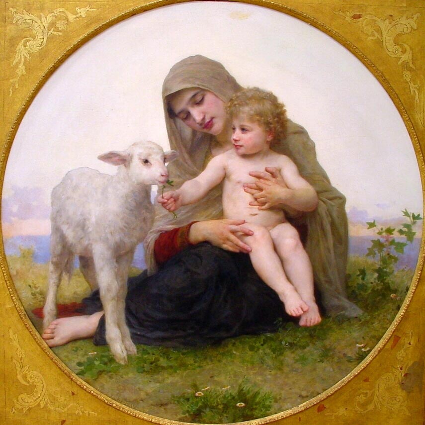 William_Adolphe_Bouguereau_Virgin_and_Lamb
